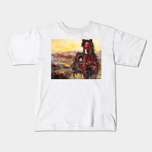 The old man and the horse Kids T-Shirt